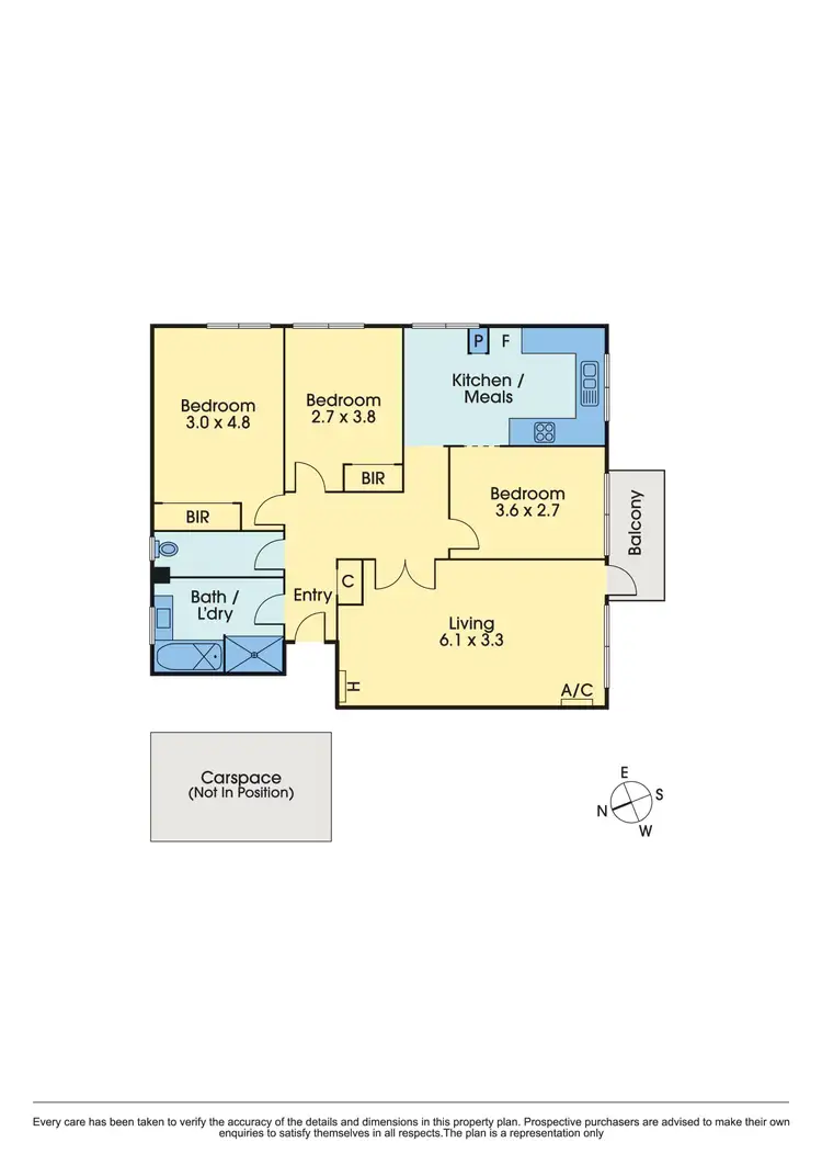 Floorplan of Homely apartment listing, 13/205 Dandenong Road, Prahran VIC 3181