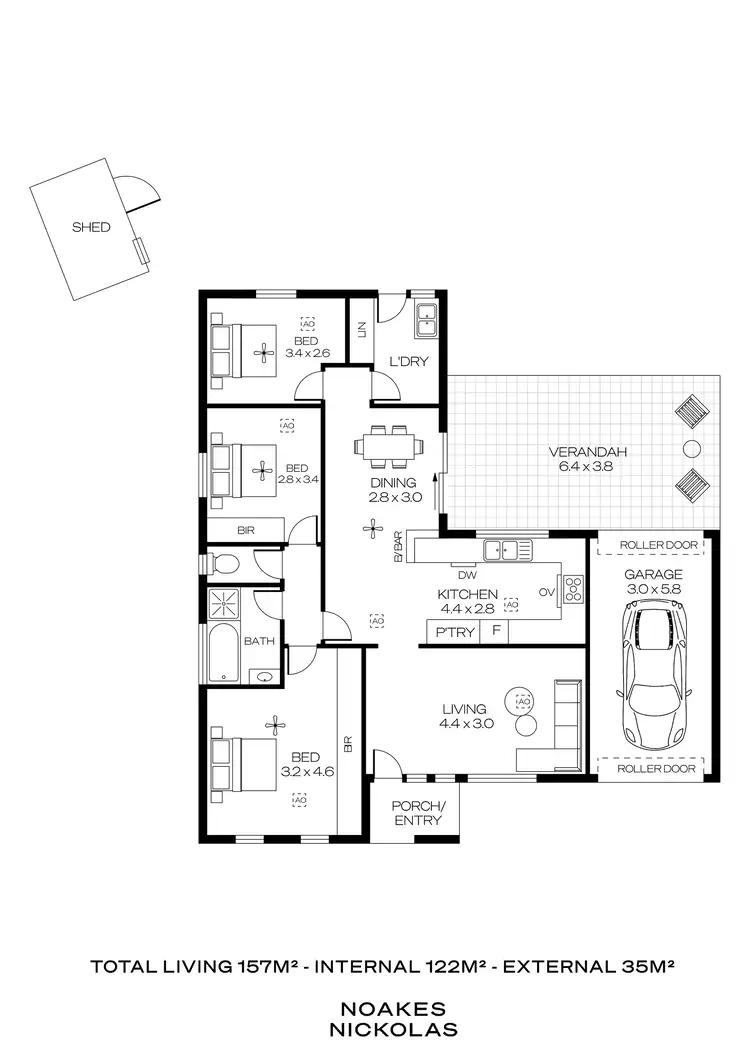 Floorplan of Homely house listing, 22 Margaret Avenue, Hope Valley SA 5090