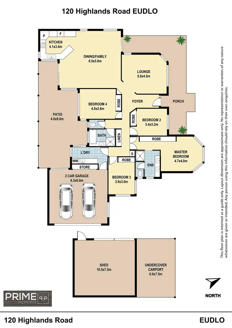 Floorplan of Homely house listing, 120 Highlands Road, Eudlo QLD 4554