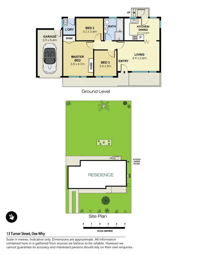 Floorplan of Homely house listing, 13 Turner Street, Dee Why NSW 2099