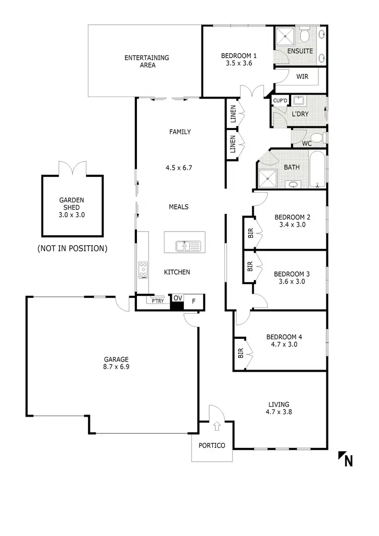Floorplan of Homely house listing, 7 Cumberland Terrace, Strathfieldsaye VIC 3551