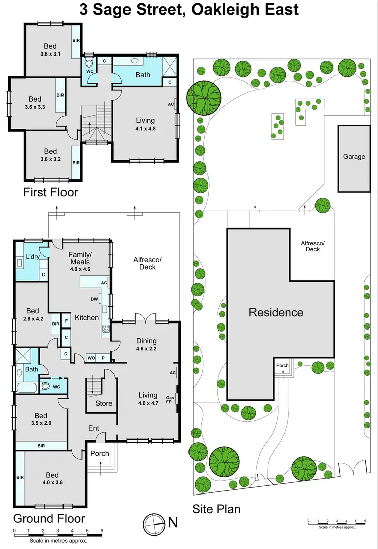 Floorplan of Homely house listing, 3 Sage Street, Oakleigh East VIC 3166