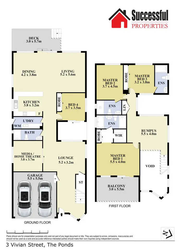 Floorplan of Homely house listing, 3 Vivian Street, The Ponds NSW 2769