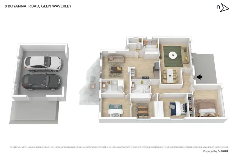 Floorplan of Homely house listing, 8 Boyanna Road, Glen Waverley VIC 3150