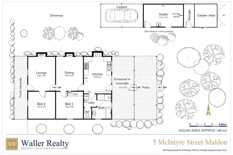 Floorplan of Homely house listing, 5 Mcintyre Street, Maldon VIC 3463