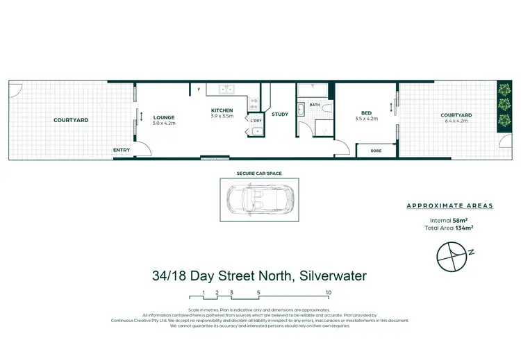 Floorplan of Homely apartment listing, 34/18 Day Street, Silverwater NSW 2128