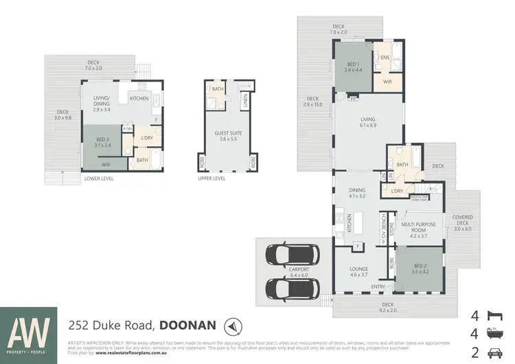 Floorplan of Homely rural property listing, 252 Duke Road, Doonan QLD 4562