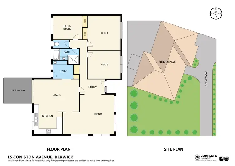 Floorplan of Homely house listing, 15 Coniston Avenue, Berwick VIC 3806