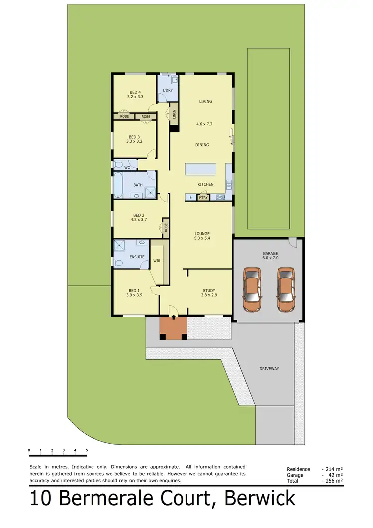 Floorplan of Homely house listing, 10 Bermerale Court, Berwick VIC 3806