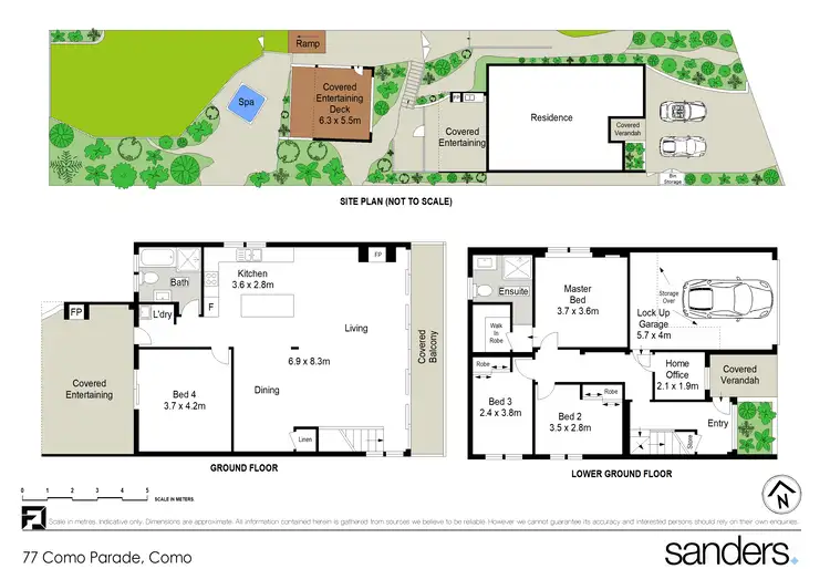 Floorplan of Homely house listing, 77 Como Parade, Como NSW 2226
