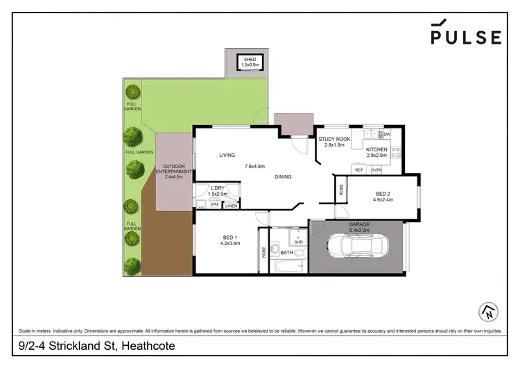 Floorplan of Homely villa listing, 9/2-4 Strickland Street, Heathcote NSW 2233