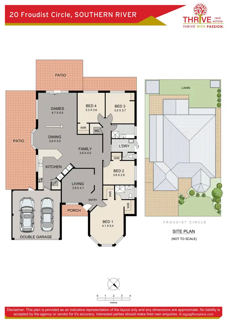 Floorplan of Homely house listing, 20 Froudist Circle, Southern River WA 6110