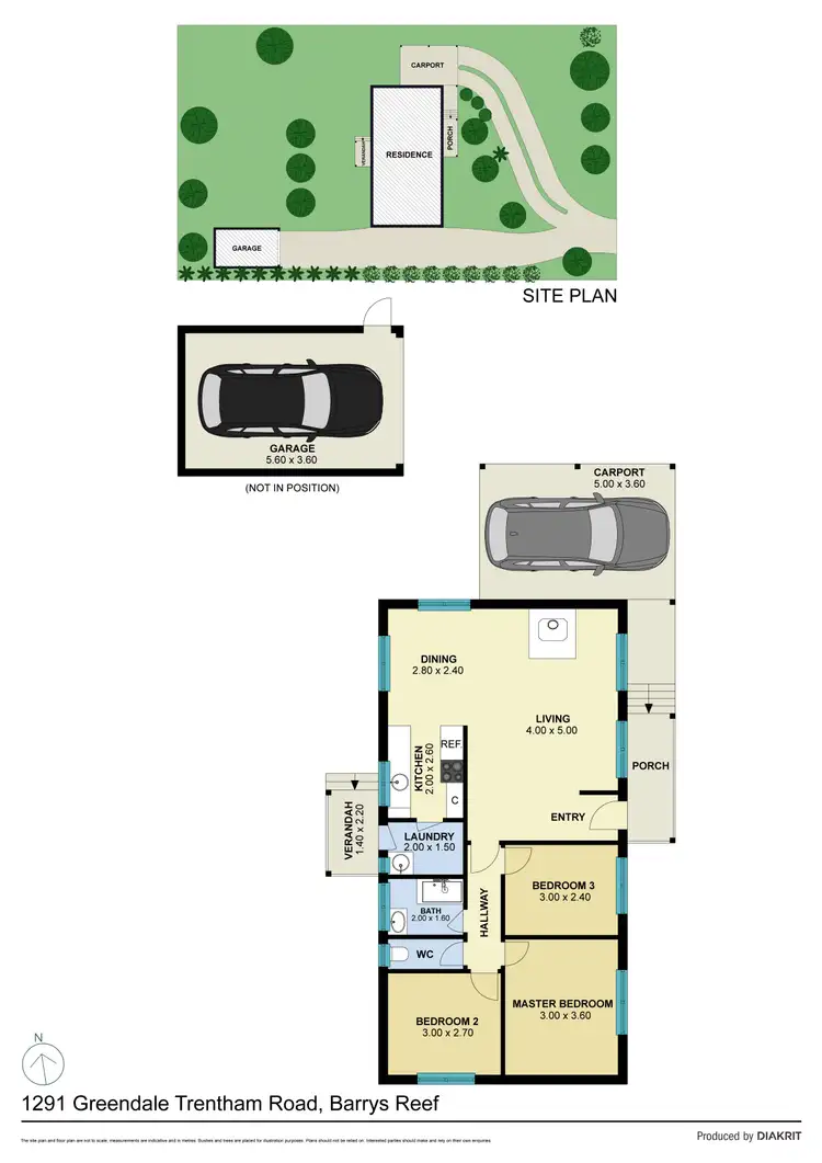 Floorplan of Homely house listing, 1291 Greendale Trentham Road, Barrys Reef VIC 3458