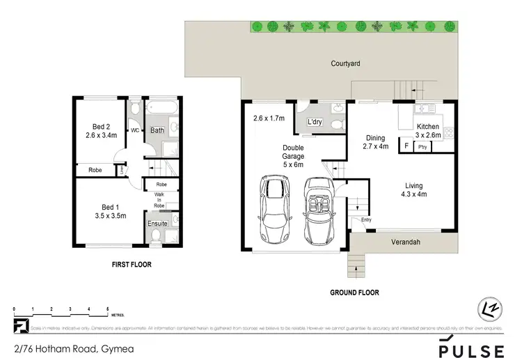 Floorplan of Homely villa listing, 2/76 Hotham Road, Gymea NSW 2227