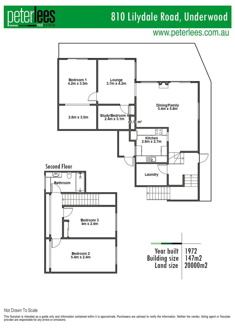Floorplan of Homely house listing, 810 Lilydale Road, Underwood TAS 7268
