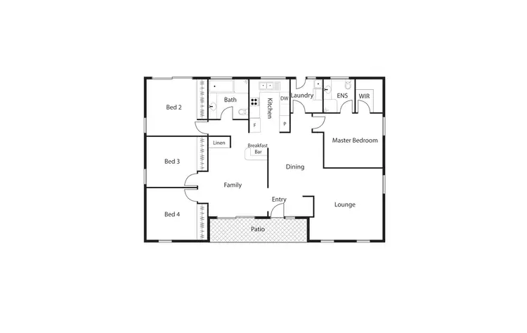 Floorplan of Homely house listing, 74 Namatjira Drive, Stirling ACT 2611