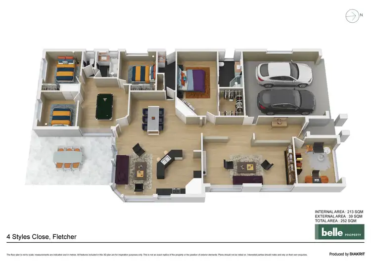 Floorplan of Homely house listing, 4 Styles Close, Fletcher NSW 2287