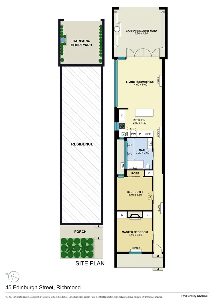 Floorplan of Homely house listing, 45 Edinburgh Street, Richmond VIC 3121