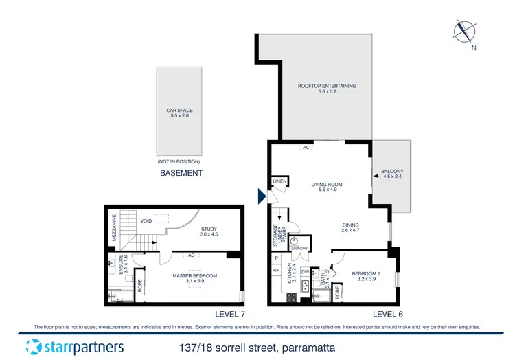 Floorplan of Homely unit listing, 137/18 Sorrell Street, Parramatta NSW 2150