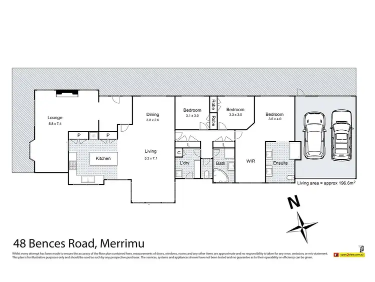 Floorplan of Homely house listing, 48 Bences Road, Merrimu VIC 3340