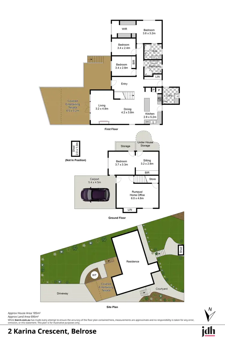 Floorplan of Homely house listing, 2 Karina Crescent, Belrose NSW 2085
