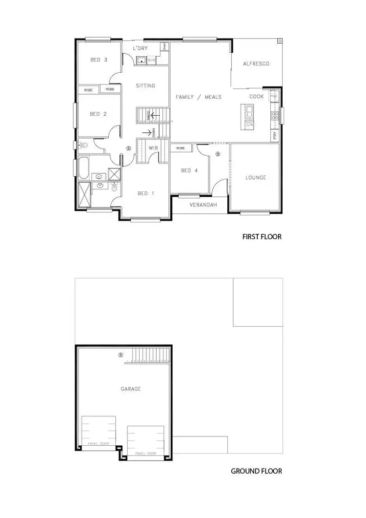 Floorplan of Homely house listing, Level 1/15 Trowbridge Circuit, Gulfview Heights SA 5096