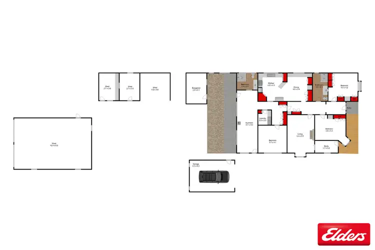 Floorplan of Homely house listing, 19 Wesley Street, Yarram VIC 3971