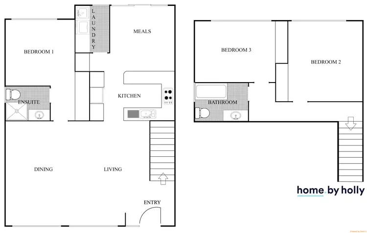 Floorplan of Homely townhouse listing, 8/26 Eungella Street, Duffy ACT 2611