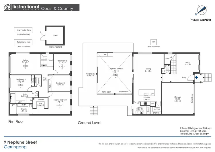 Floorplan of Homely house listing, 9 Neptune Street, Gerringong NSW 2534