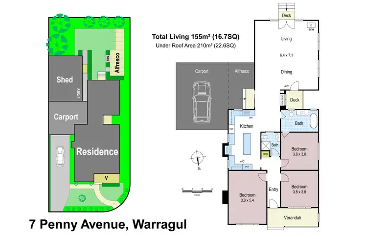 Floorplan of Homely house listing, 7 Penny Avenue, Warragul VIC 3820