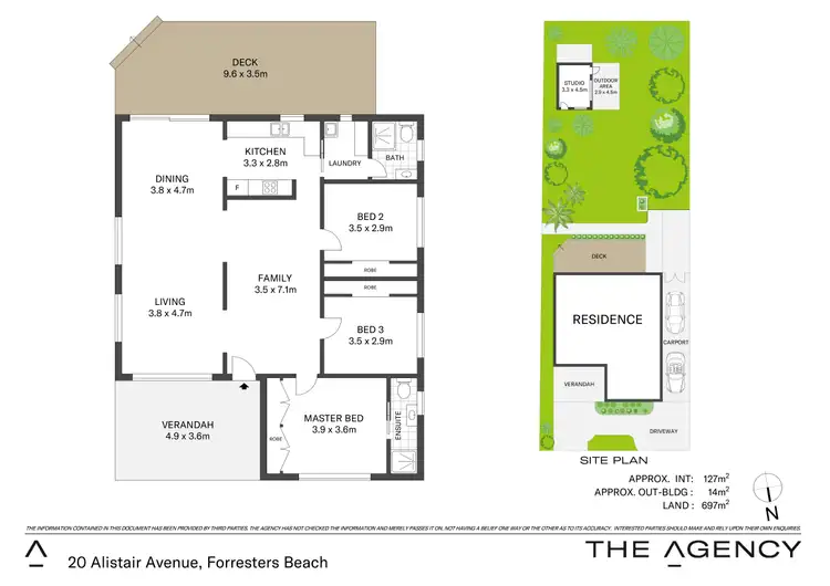 Floorplan of Homely house listing, 20 Alistair Avenue, Forresters Beach NSW 2260