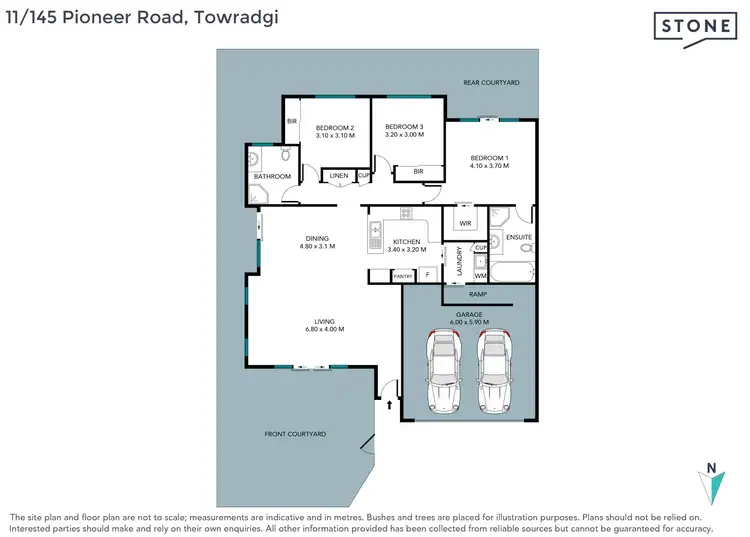 Floorplan of Homely villa listing, 11/145 Pioneer Road, Towradgi NSW 2518
