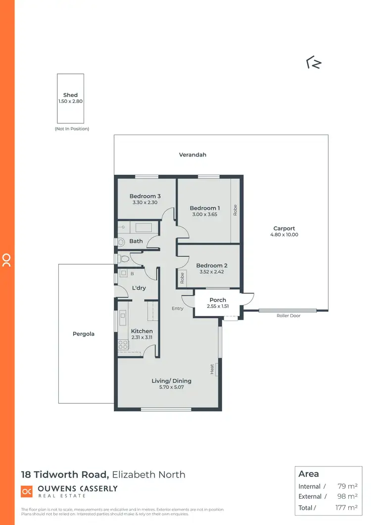 Floorplan of Homely house listing, 18 Tidworth Road, Elizabeth North SA 5113