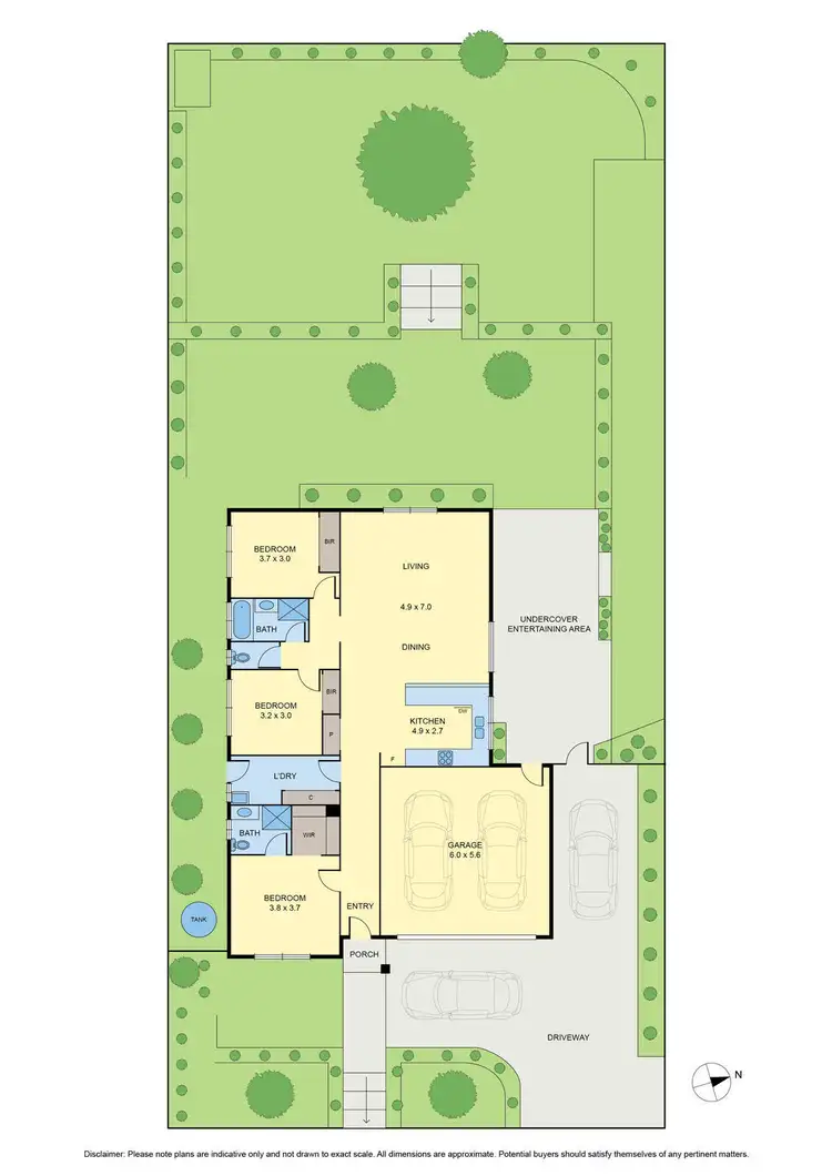 Floorplan of Homely house listing, 9 Vernon Close, New Gisborne VIC 3438
