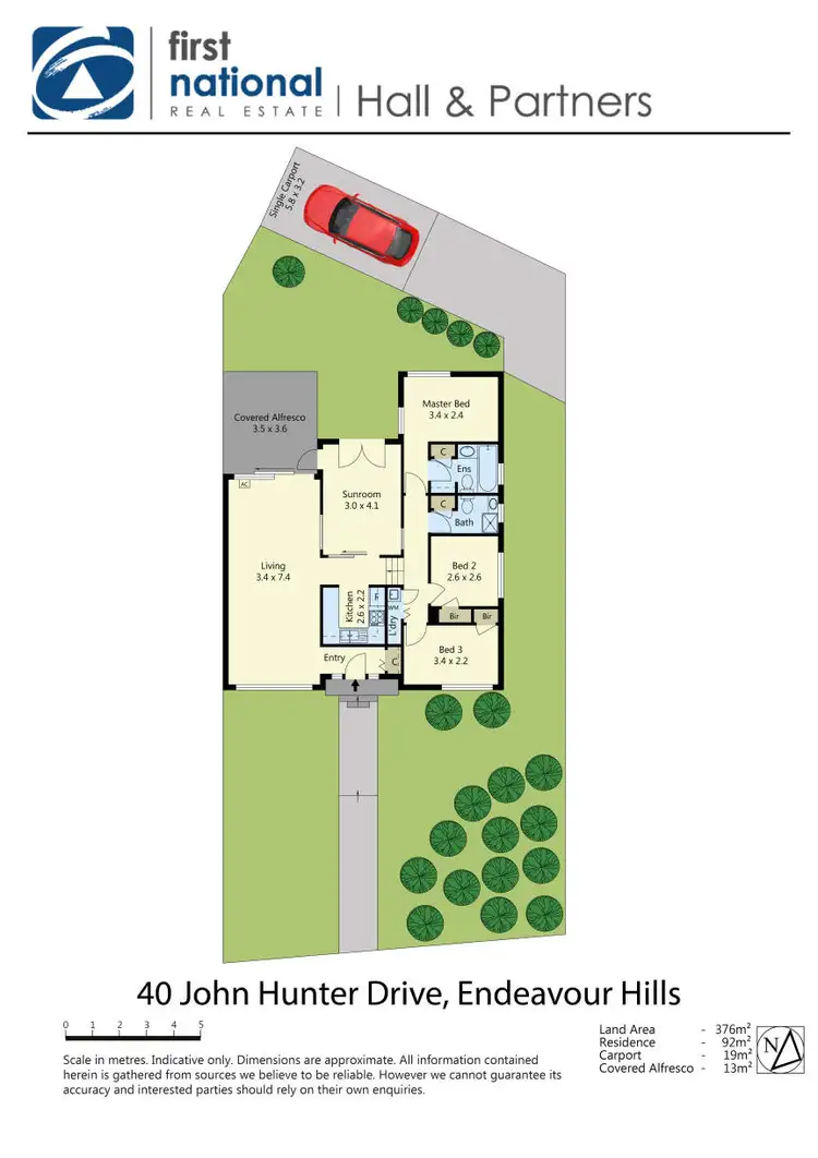 Floorplan of Homely house listing, 40 John Hunter Drive, Endeavour Hills VIC 3802