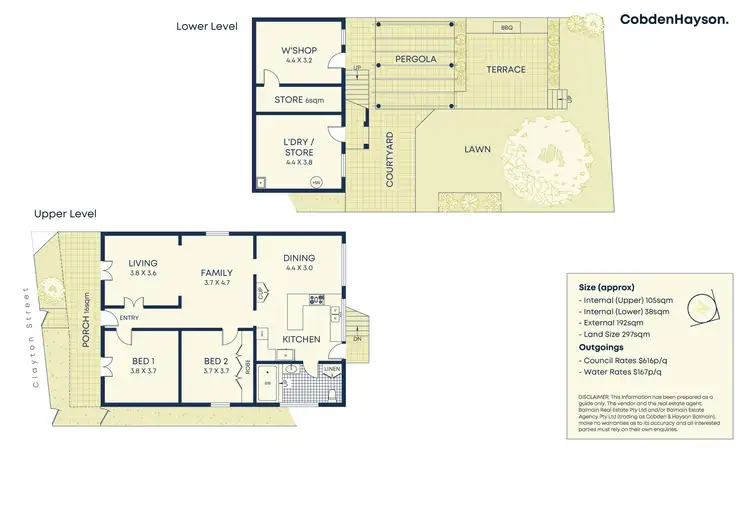 Floorplan of Homely house listing, 46 Clayton Street, Balmain NSW 2041