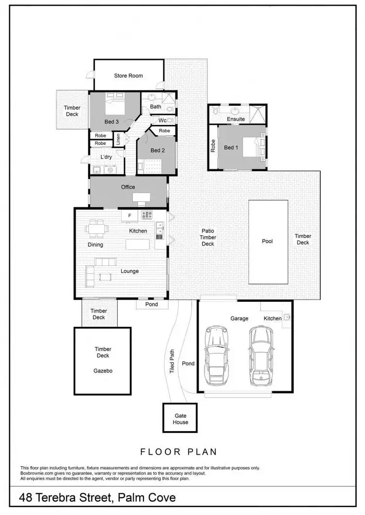 Floorplan of Homely house listing, 48 Terebra Street, Palm Cove QLD 4879