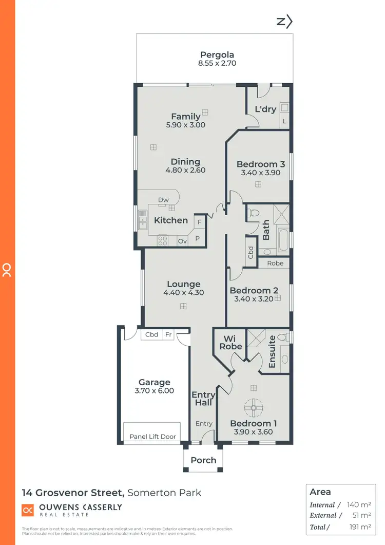 Floorplan of Homely house listing, 14 Grosvenor Street, Somerton Park SA 5044