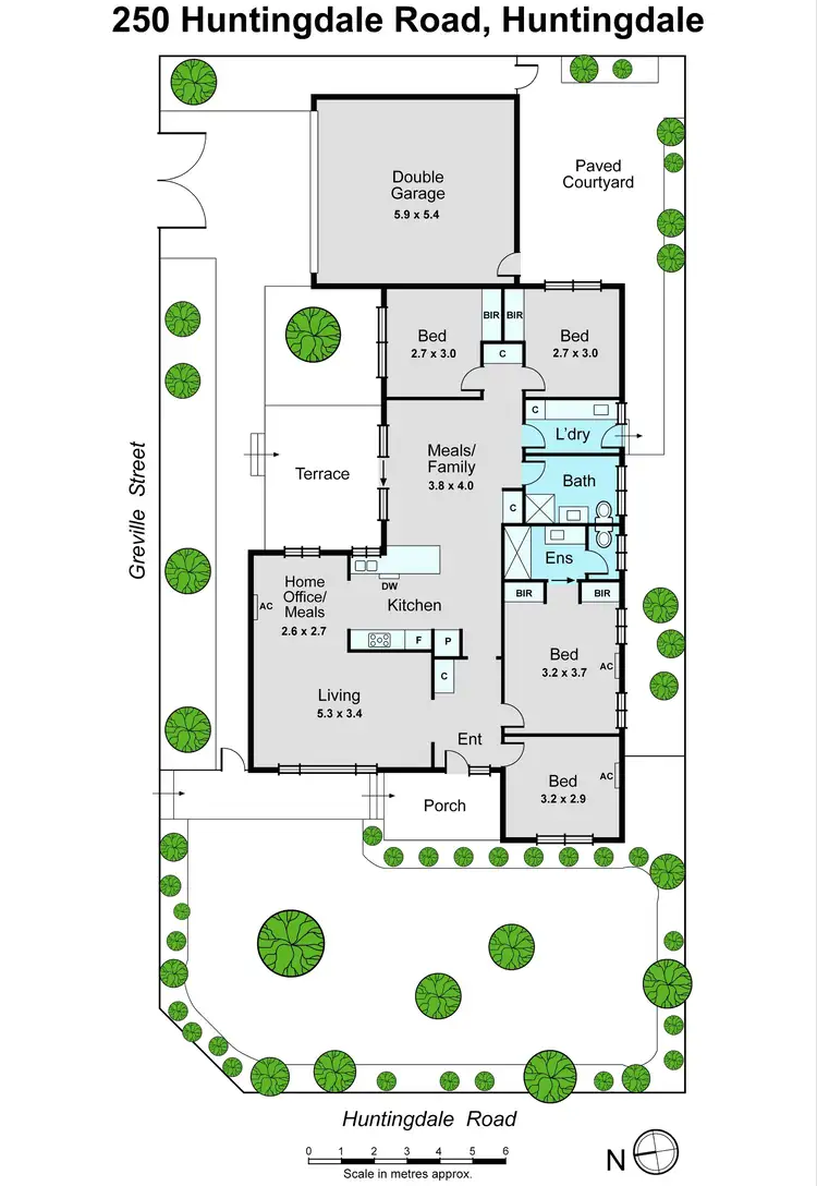 Floorplan of Homely house listing, 250 Huntingdale Road, Huntingdale VIC 3166