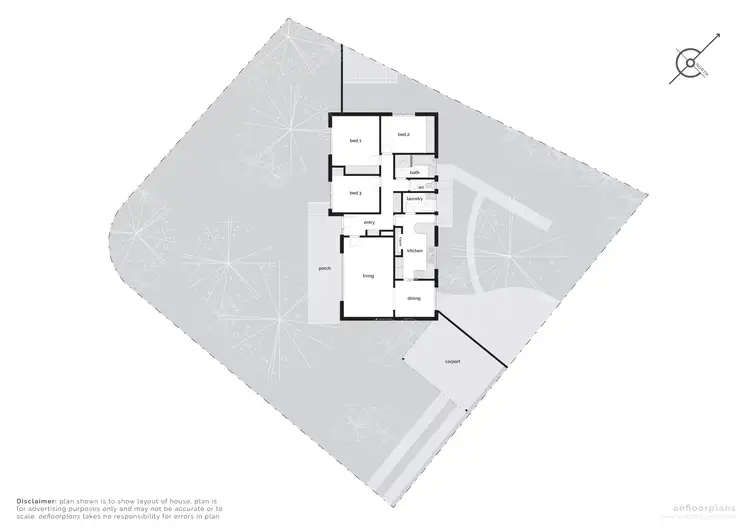 Floorplan of Homely house listing, 1 Algan Street, Waramanga ACT 2611