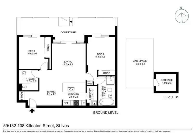 Floorplan of Homely apartment listing, 59/132-138 Killeaton Street, St Ives NSW 2075