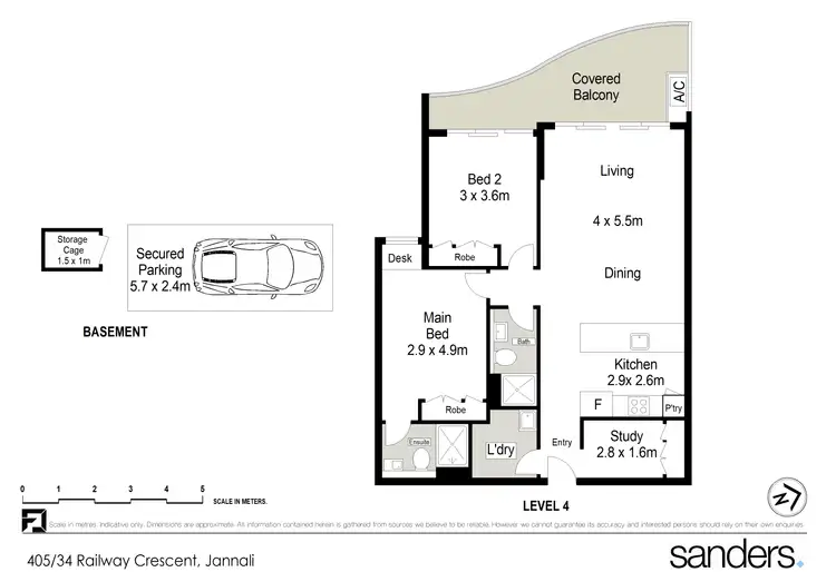 Floorplan of Homely apartment listing, 405/34 Railway Crescent, Jannali NSW 2226