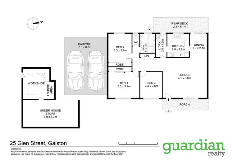 Floorplan of Homely house listing, 25 Glen Street, Galston NSW 2159