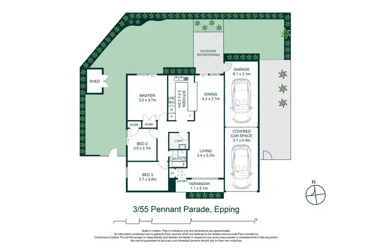Floorplan of Homely villa listing, 3/55 Pennant Parade, Epping NSW 2121