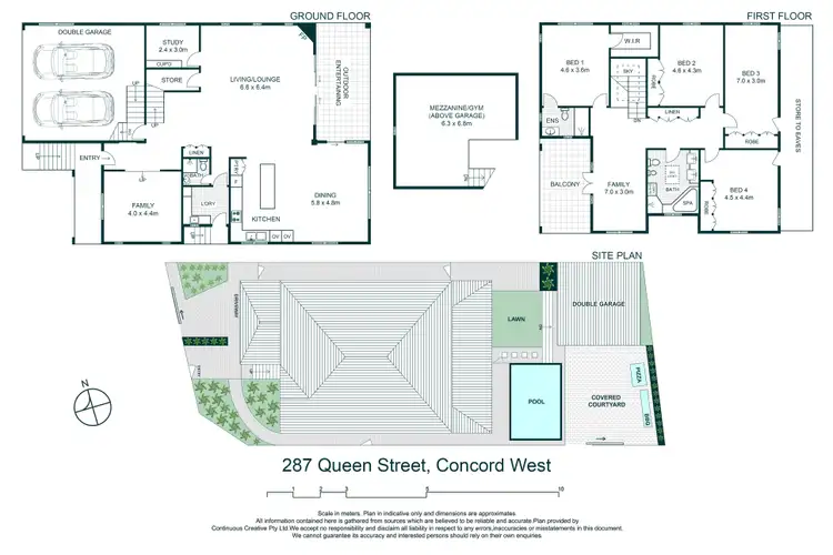 Floorplan of Homely house listing, 287 Queen Street, Concord West NSW 2138