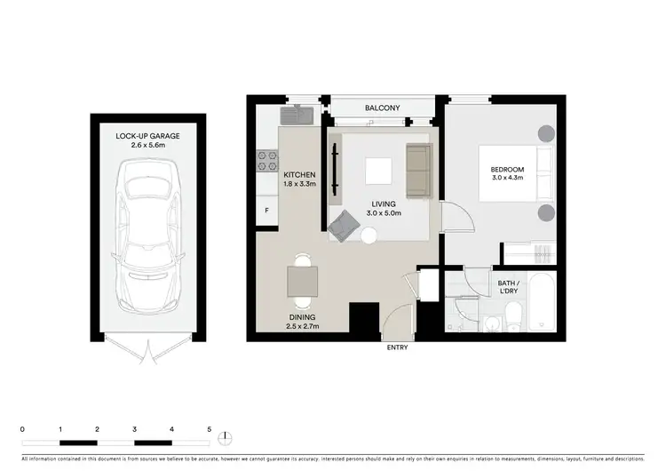 Floorplan of Homely apartment listing, 8f/8 Bligh Place, Randwick NSW 2031