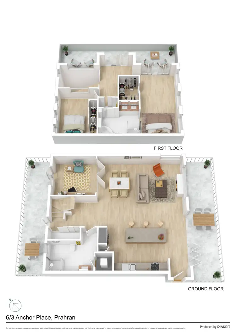 Floorplan of Homely apartment listing, 6/3 Anchor Place, Prahran VIC 3181