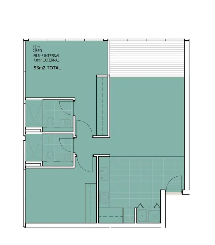 Floorplan of Homely apartment listing, 150 Pacific Highway, North Sydney NSW 2060