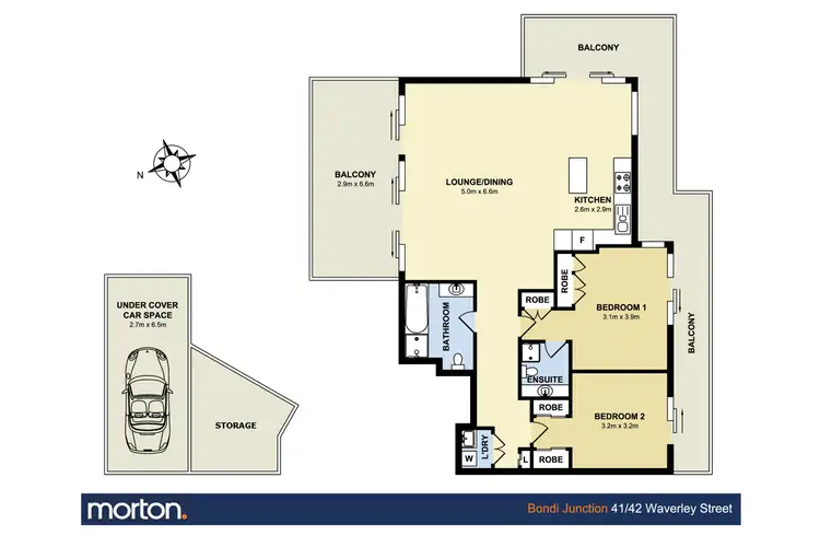 Floorplan of Homely apartment listing, 41/42 Waverley Street, Bondi Junction NSW 2022
