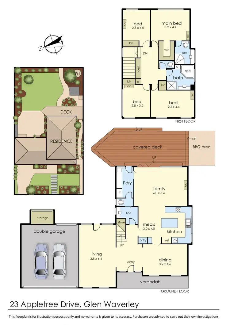 Floorplan of Homely house listing, 23 Appletree Drive, Glen Waverley VIC 3150